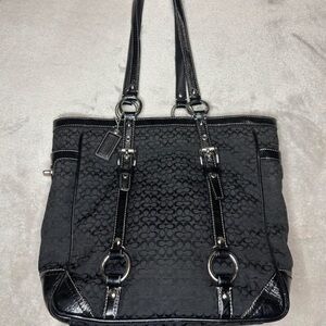 Vintage Coach Signature Gallery Tote Bag